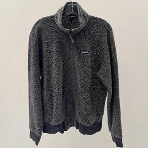 Pre-Owned Patagonia Wool Blend Fleece Full Zip Jacket (Gray, Size S)